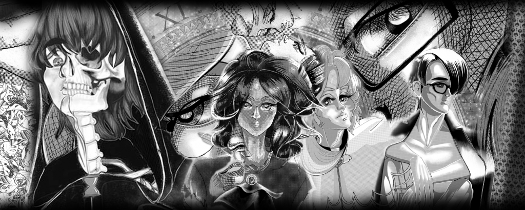 Collage of original works by Xexilia O. Shadows
